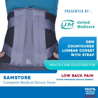 UM ECO Contoured Lumbar Corset W/Strap
